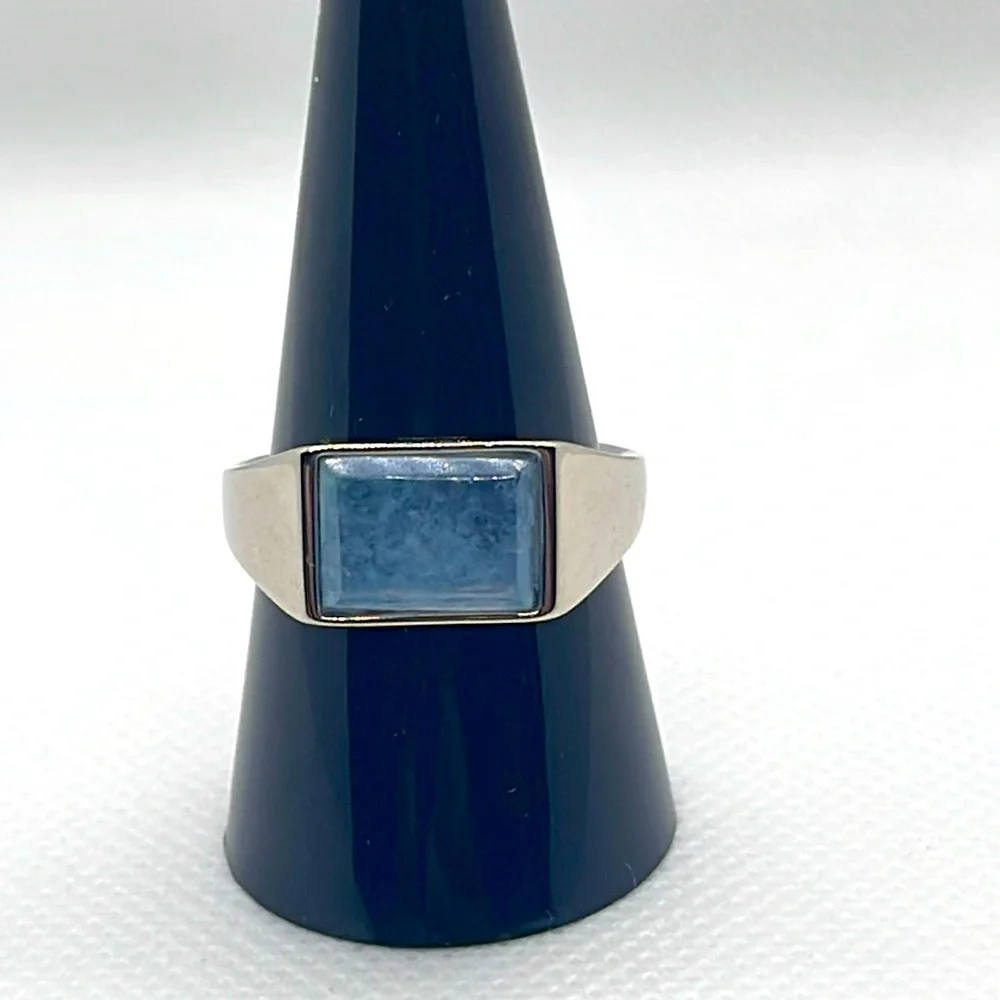 Miansai Chalcedony Ring Sterling Silver